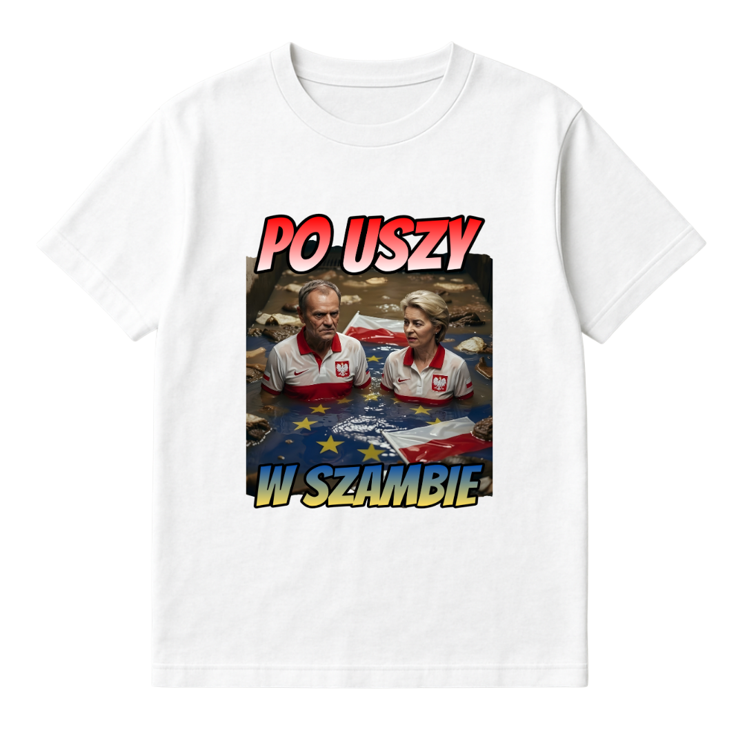 KOSZULKA PO USZY W SZAMBIE