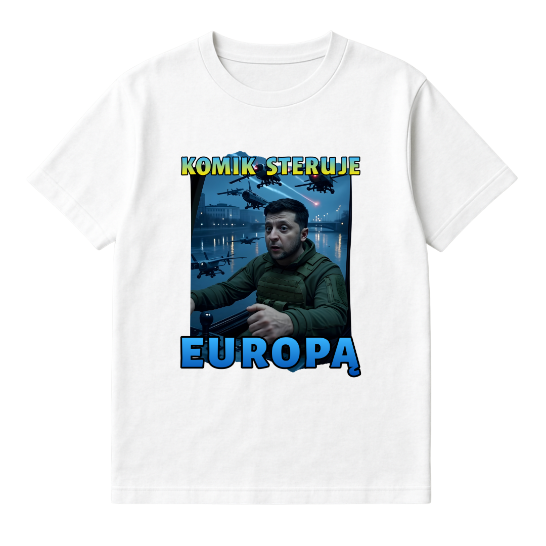 KOSZULKA KOMIK STERUJE EUROPĄ