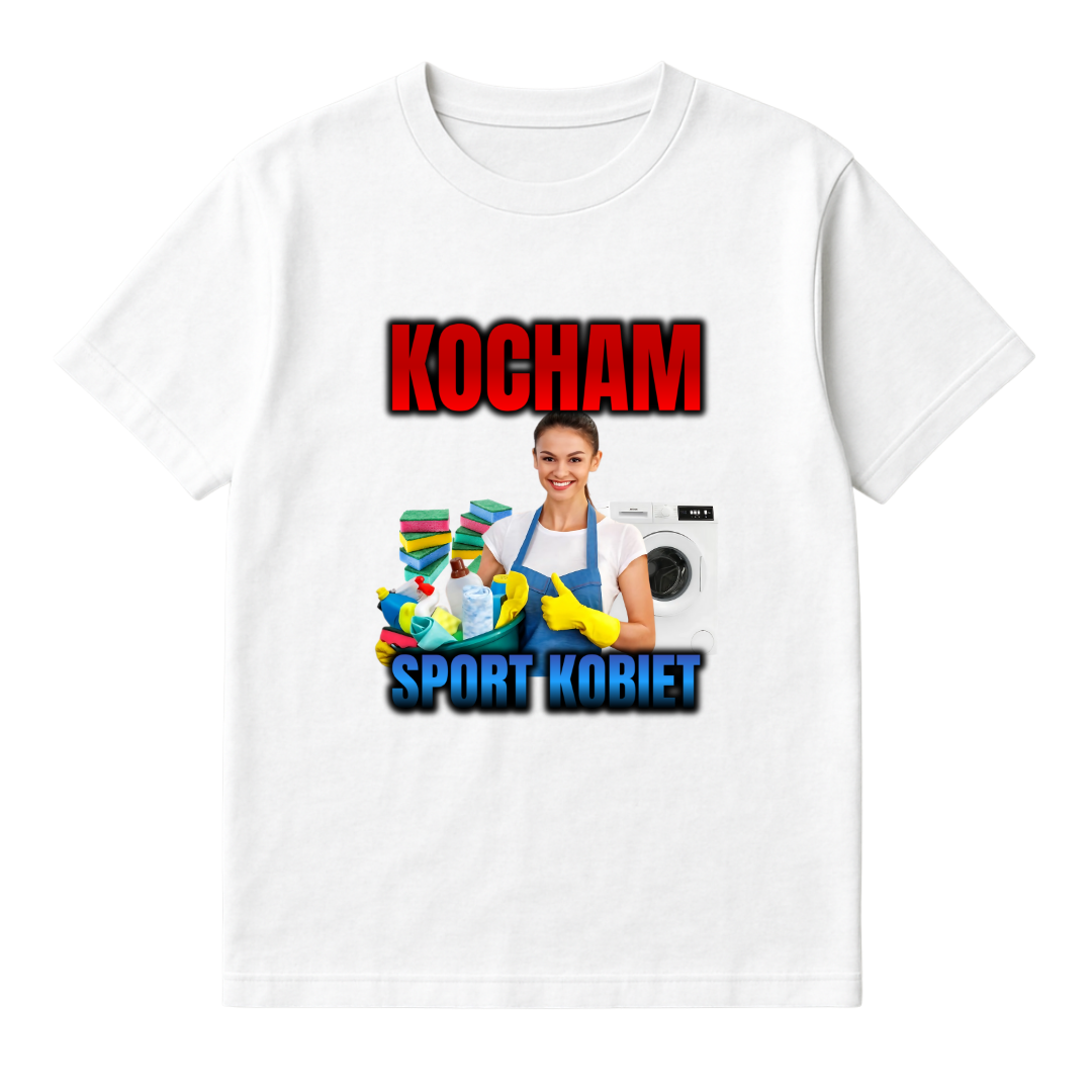 KOSZULKA KOCHAM SPORT KOBIET
