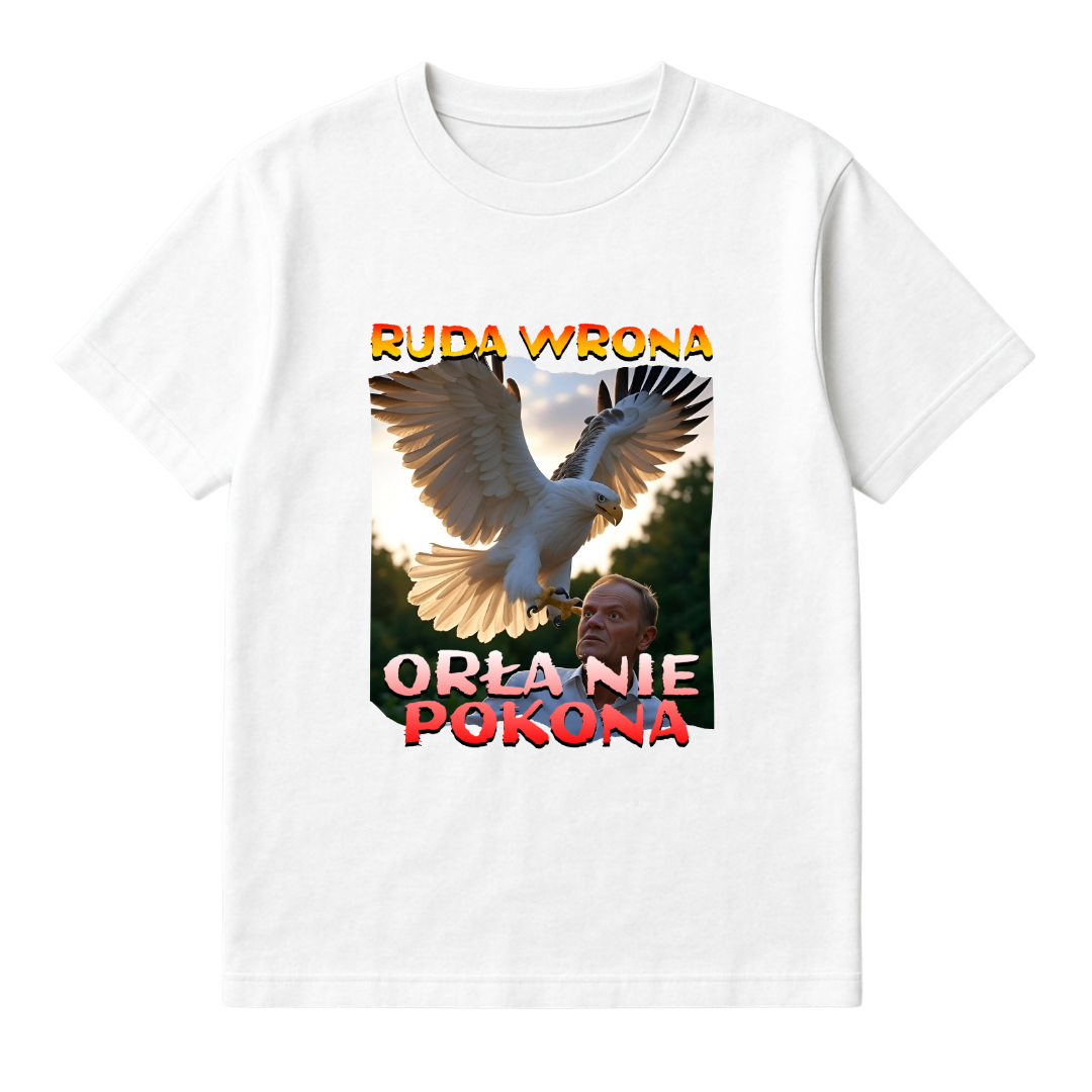 KOSZULKA RUDA WRONA ORŁA NIE POKONA