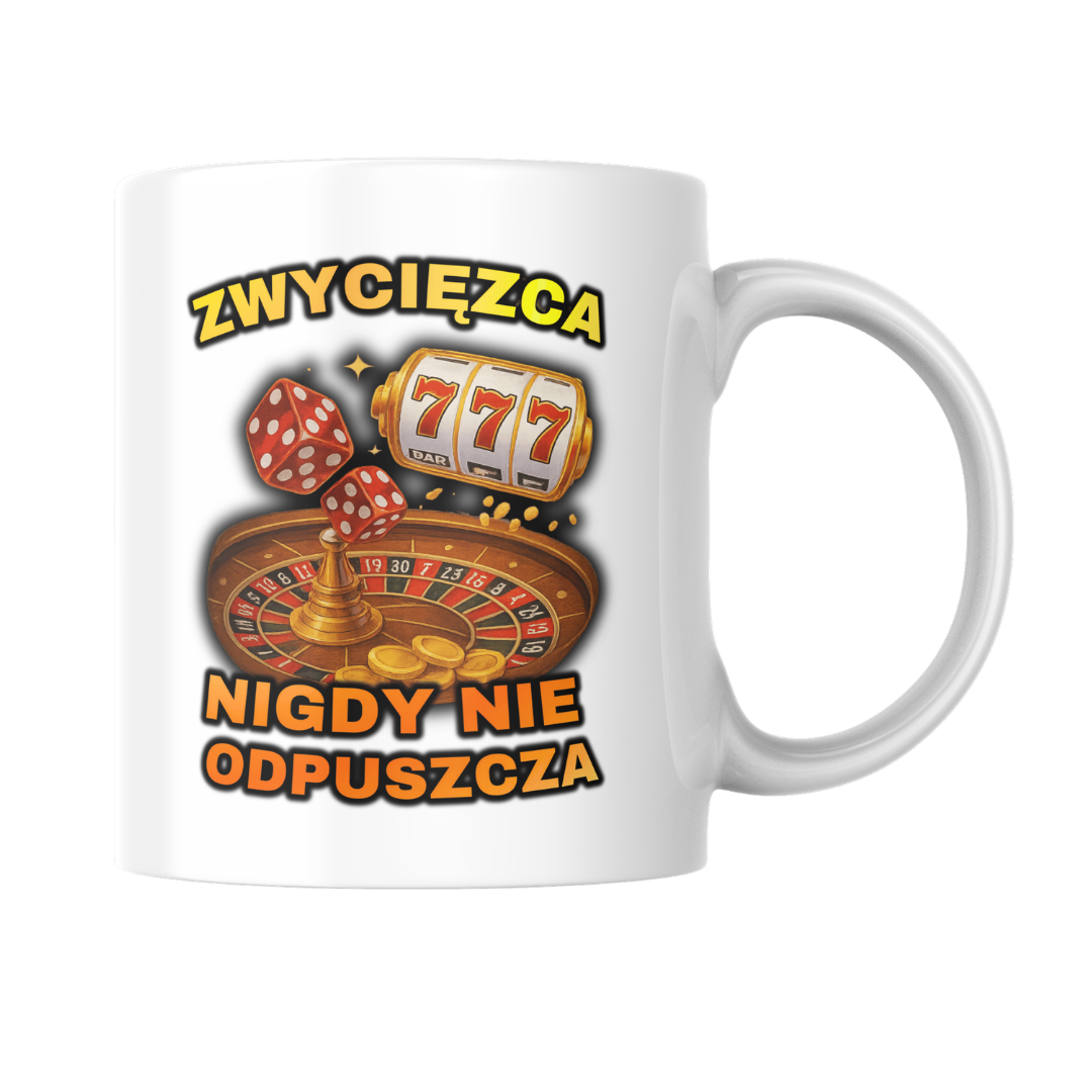 KUBEK ZWYCIĘZCA NIGDY NIE ODPUSZCZA