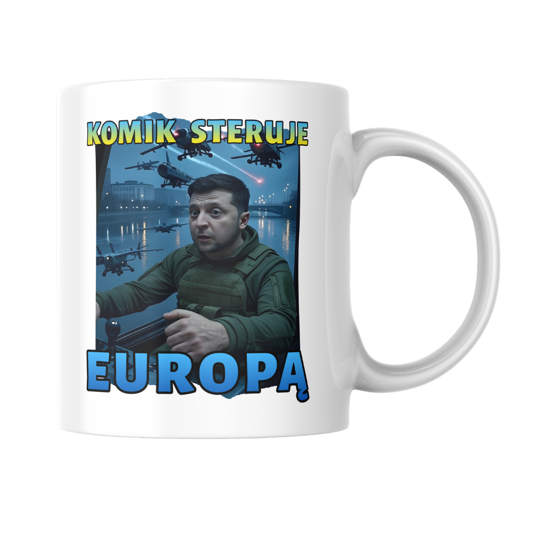 KUBEK KOMIK STERUJE EUROPĄ