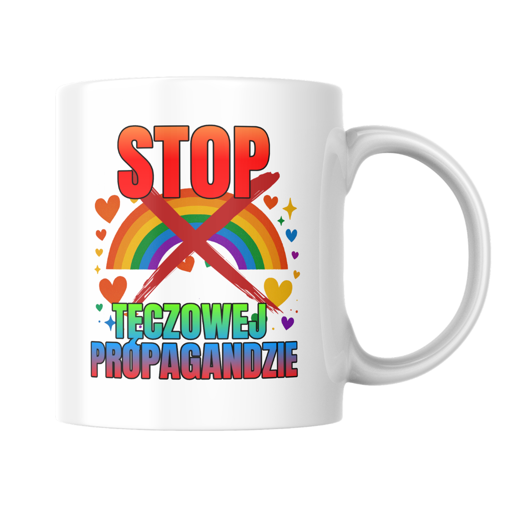 KUBEK STOP TĘCZOWEJ PROPAGANDZIE