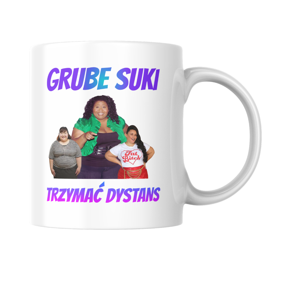 KUBEK GRUBE SUKI TRZYMAĆ DYSTANS