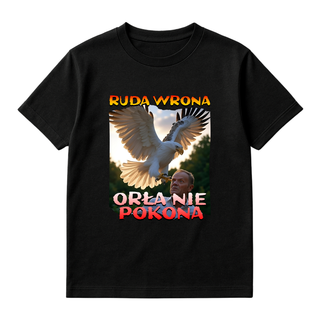 KOSZULKA RUDA WRONA ORŁA NIE POKONA