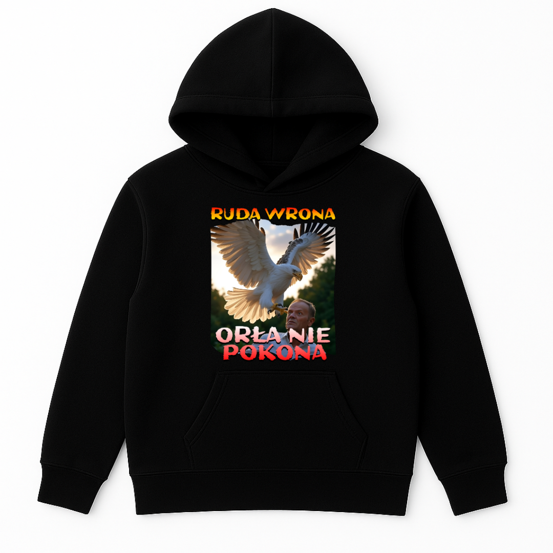 BLUZA RUDA WRONA ORŁA NIE POKONA