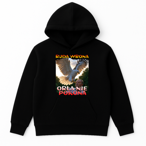 BLUZA RUDA WRONA ORŁA NIE POKONA