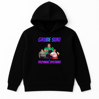 BLUZA GRUBE SUKI TRZYMAĆ DYSTANS