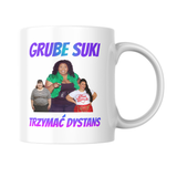 KUBEK GRUBE SUKI TRZYMAĆ DYSTANS