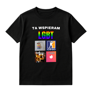 KOSZULKA TA WSPIERAM LGBT