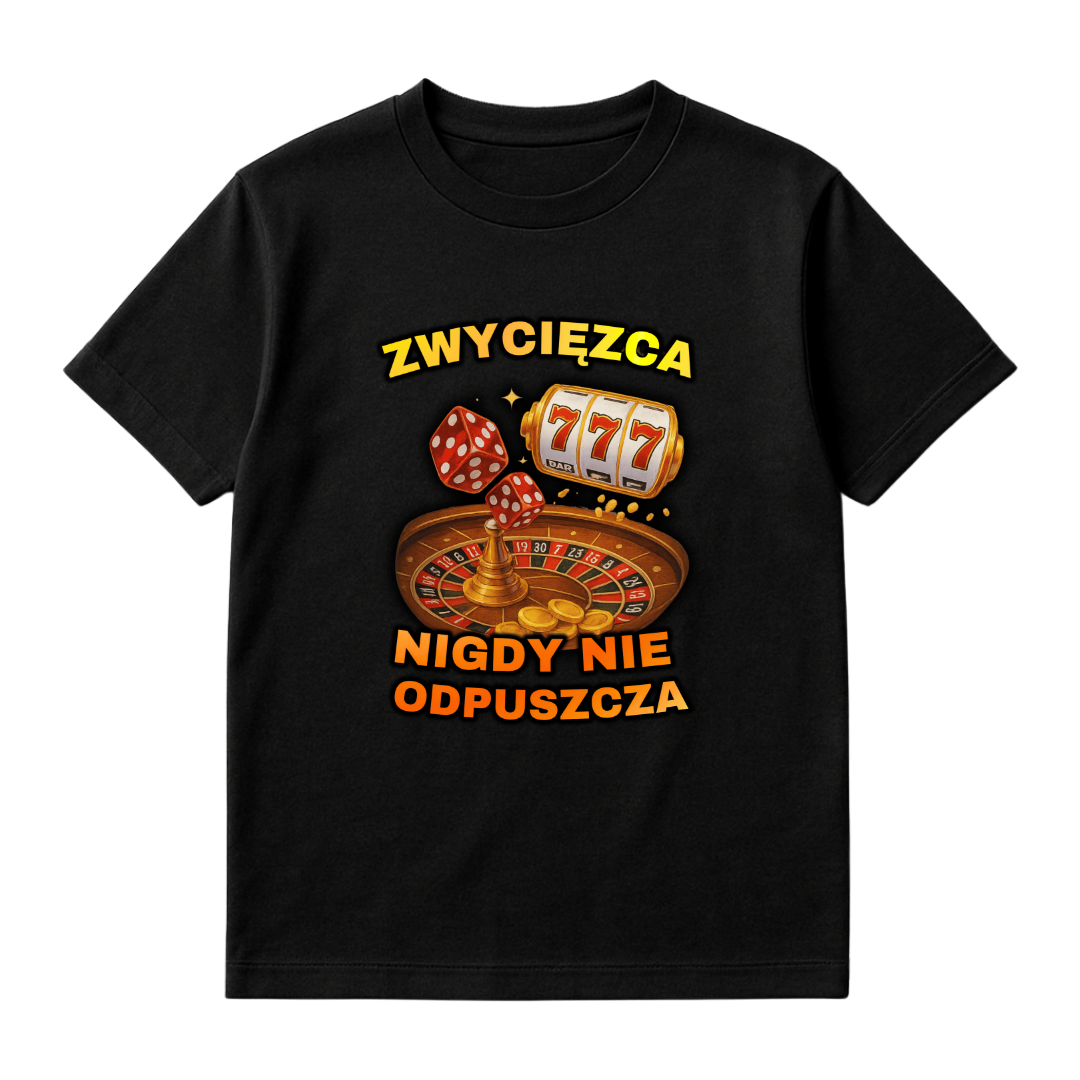KOSZULKA ZWYCIĘZCA NIGDY NIE ODPUSZCZA