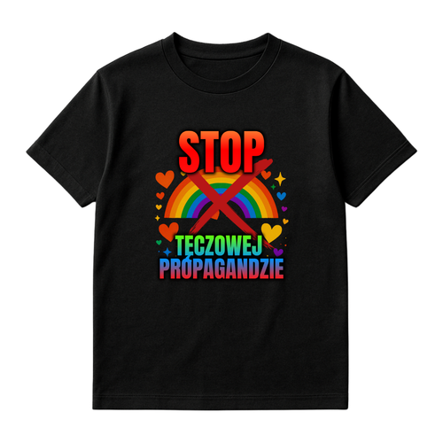 KOSZULKA STOP TĘCZOWEJ PROPAGANDZIE